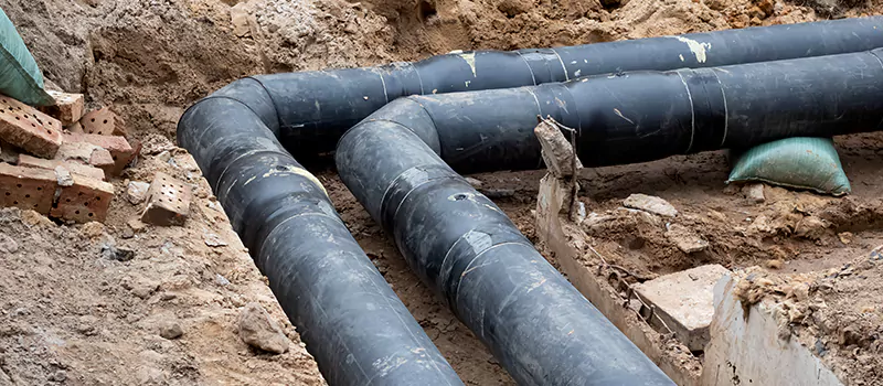 Residential Underground Pipe Replacement in Inglewood, Ontario