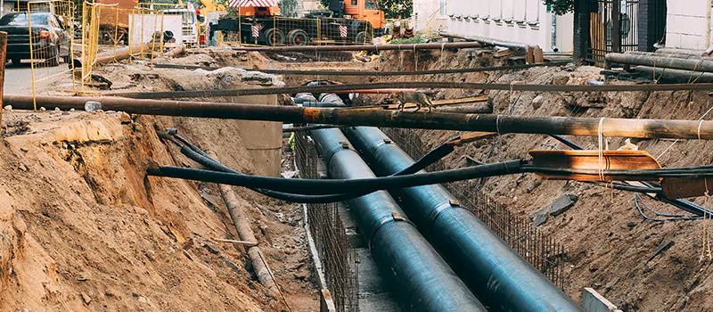 Underground Drainage Pipe Replacement in Inglewood, ON